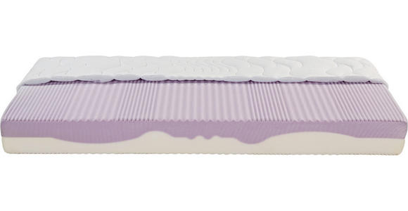 Komfortschaummatratze Ergo Duo 90x200cm H2 - Weiß, Textil (90/200cm) - Primatex