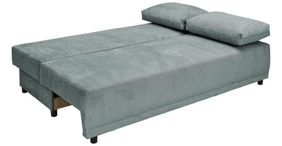 SCHLAFSOFA in Chenille Grau  - Schwarz/Grau, KONVENTIONELL, Kunststoff/Textil (201/72/98cm) - Carryhome