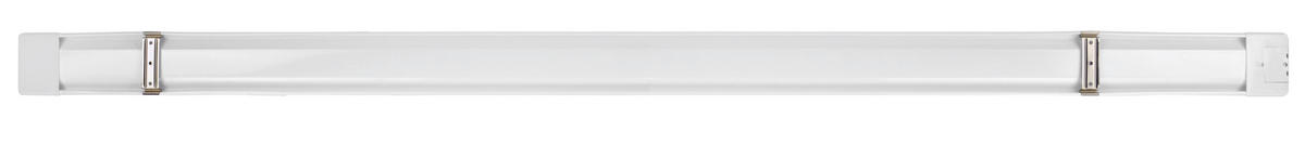 LICHTLEISTE FLAT 118,5/7,5/2,5 cm  - Weiß, Design, Kunststoff (118,5/7,5/2,5cm)
