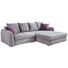 WOHNLANDSCHAFT Silberfarben Chenille - Chromfarben/Silberfarben, KONVENTIONELL, Kunststoff/Textil (275/195cm) - Carryhome WOHNLANDSCHAFT Silberfarben Chenille - Chromfarben/Silberfarben, KONVENTIONELL, Kunststoff/Textil (275/195cm) - Carryhome