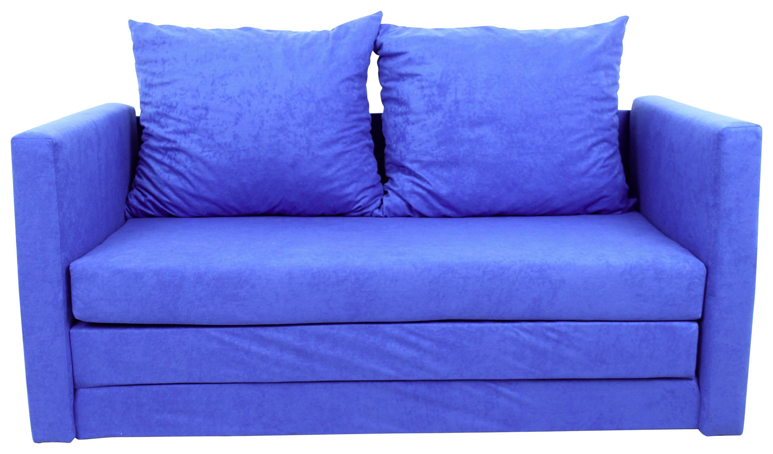 Carryhome SCHLAFSOFA Mikrofaser Blau 