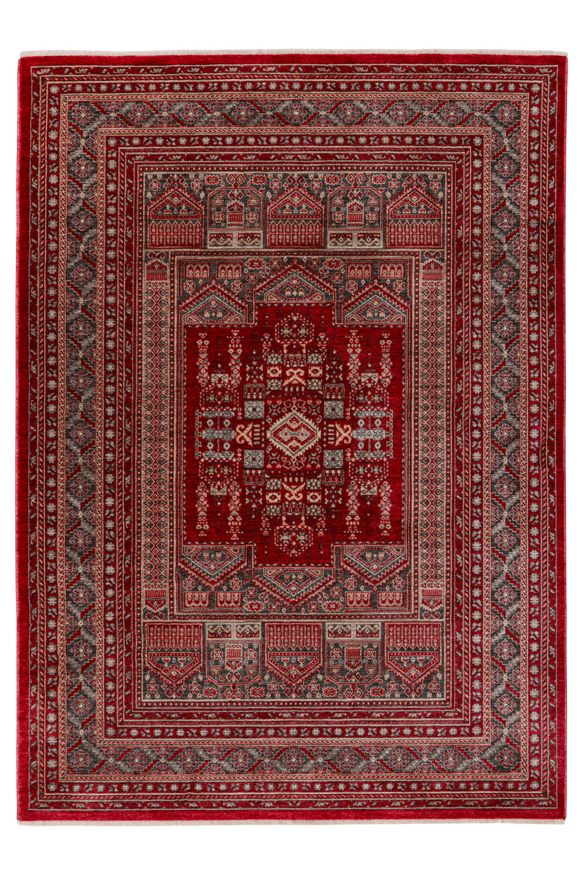 SZŐNYEG   - piros, Design, műanyag/textil (120/170cm)
