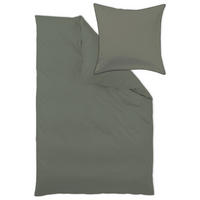 POSTELJNINA AREZZO 140/200 cm damast olivno zelena   - olivno zelena , Konvencionalno, tekstil (140/200cm) - Curt Bauer