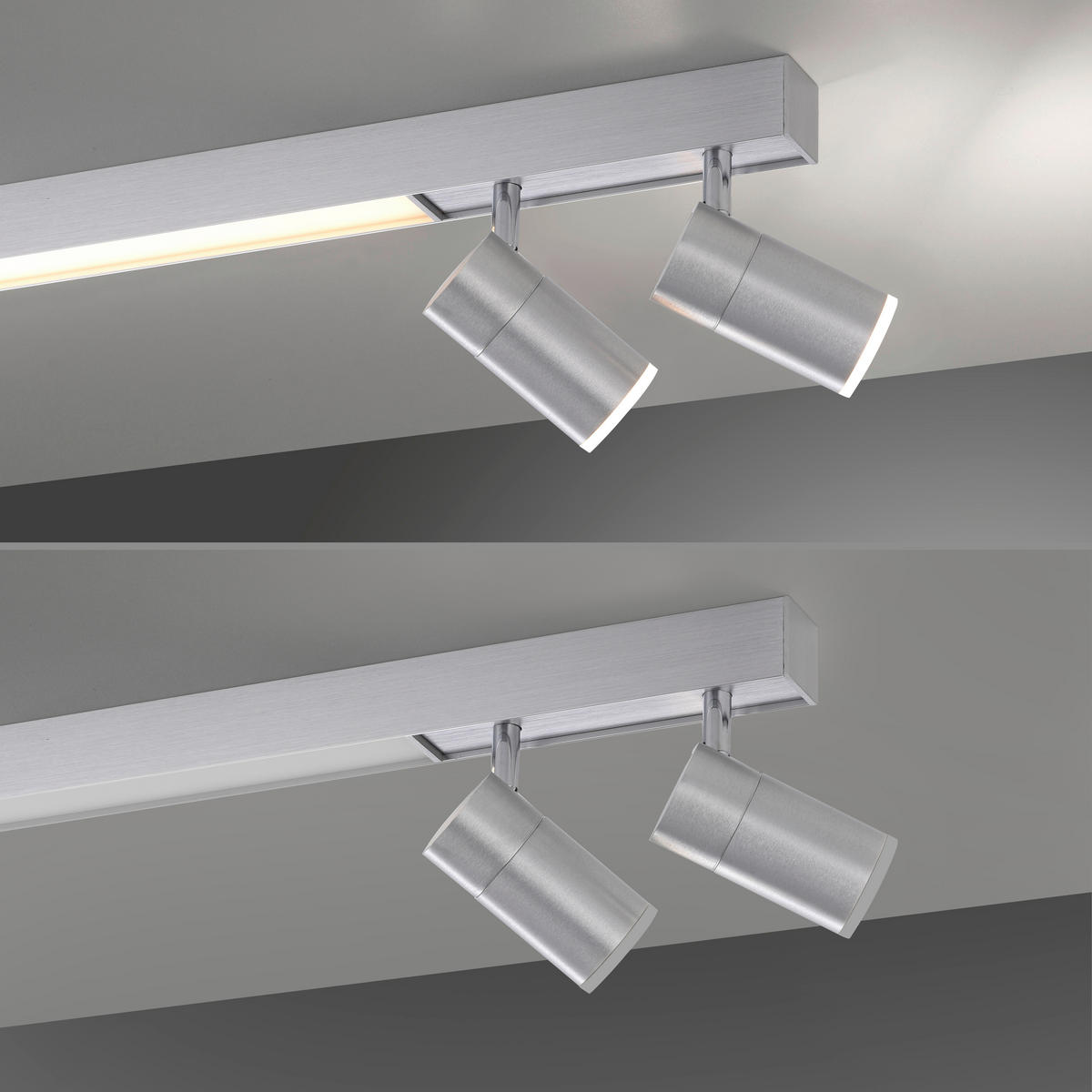 LED-DECKENLEUCHTE Pure-Lines 120/19/5 cm   - Design, Kunststoff/Metall (120/19/5cm) - Neuhaus PURE