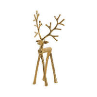 SKULPTUR  - Goldfarben, Basics, Metall (16/10/32cm) - X-Mas