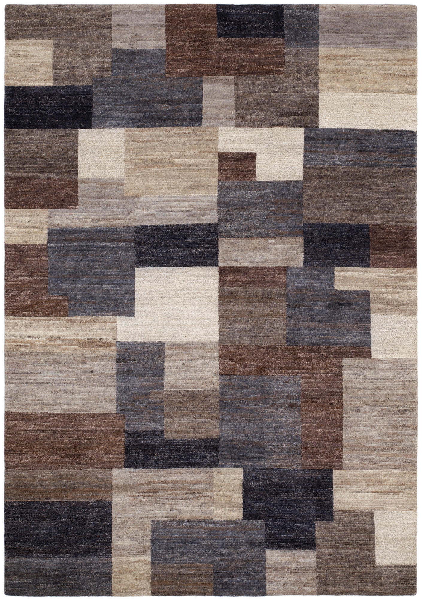 Cazaris Wollteppich Braun 200x300 cm