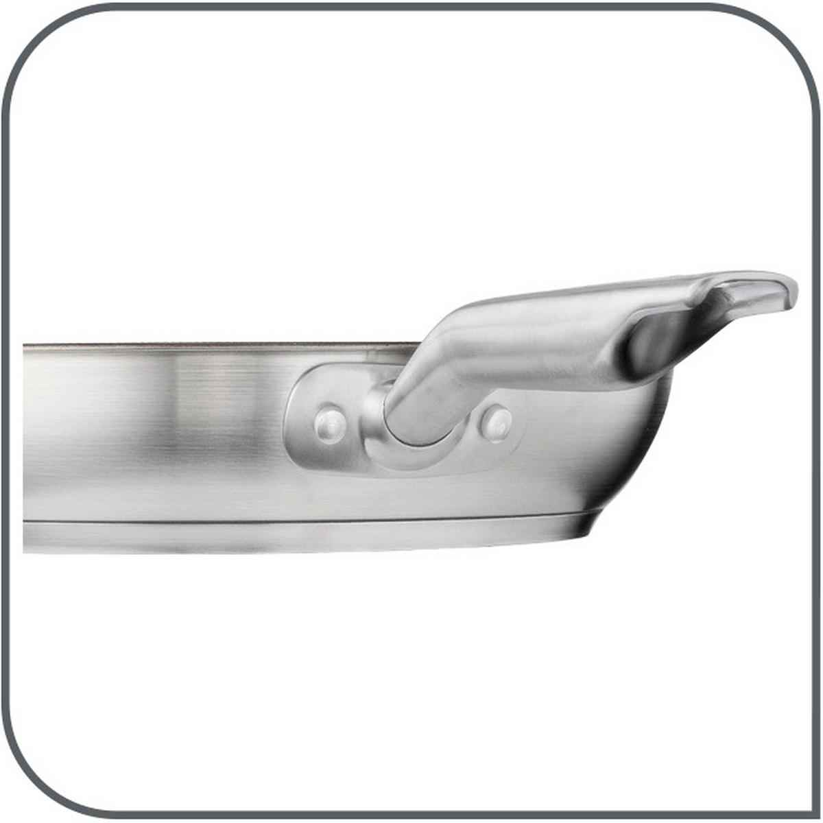 PFANNENSET VIRTUOSO Edelstahl 2-teilig  - Edelstahlfarben, Basics, Metall (49,5/32,5/9,0cm) - Tefal
