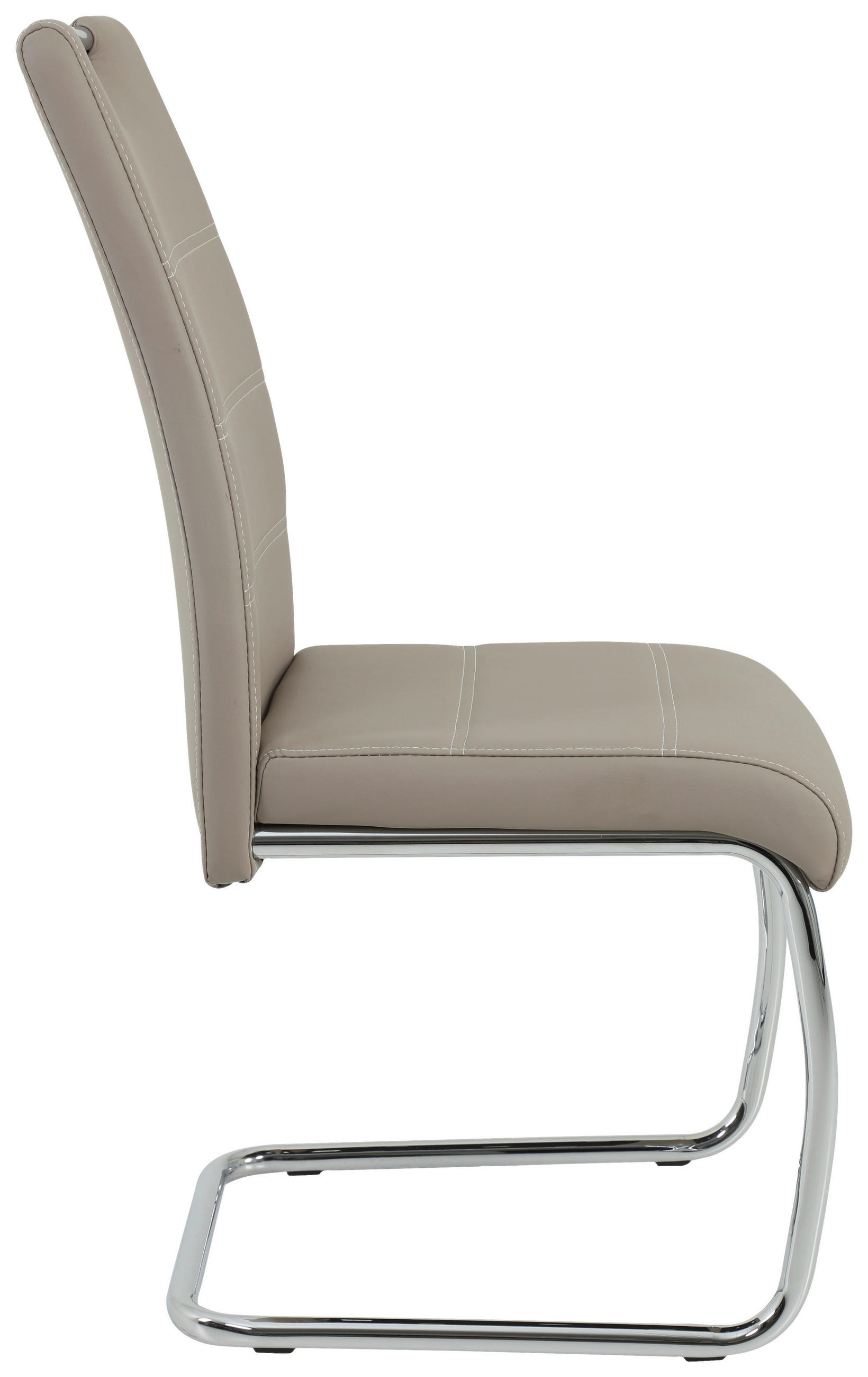 Thumbnail - Carryhome Schwingstuhl, Cappuccino, Textil, Rundrohr, 43x98x59 cm, Lederauswahl, mit Griff, Esszimmer, Stühle, Esszimmer...