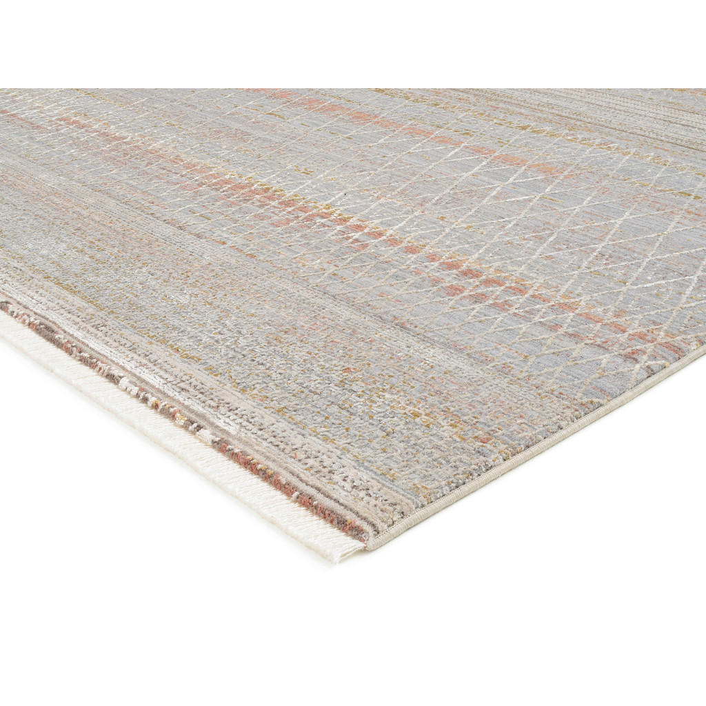 Thumbnail - Dieter Knoll Webteppich Tinto Maestro, Gelb, Textil, Streifen, rechteckig, 140x190 cm, Oeko-Tex® Standard 100, für Fußbo...