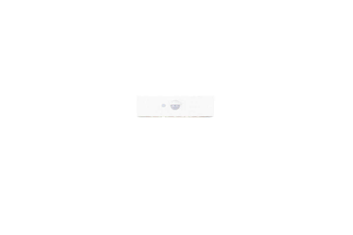 AUßENWANDLEUCHTE Elvas 13.8/9/3.6 cm  - Weiß, Design, Kunststoff (13.8/9/3.6cm)