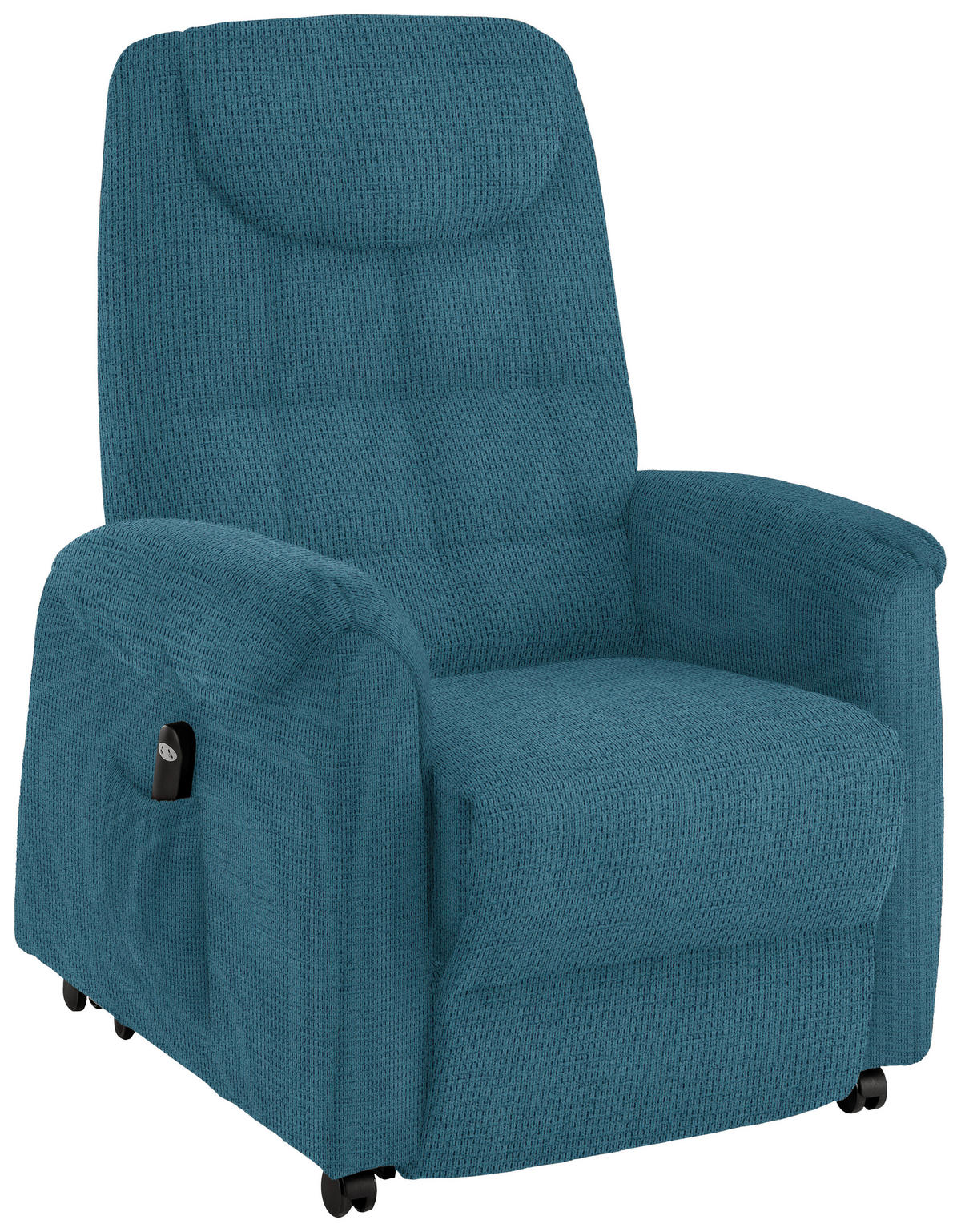 FERNSEHSESSEL in Mikrofaser Dunkelblau  - Schwarz/Dunkelblau, Konventionell, Kunststoff/Textil (83/113/92cm) - Xora