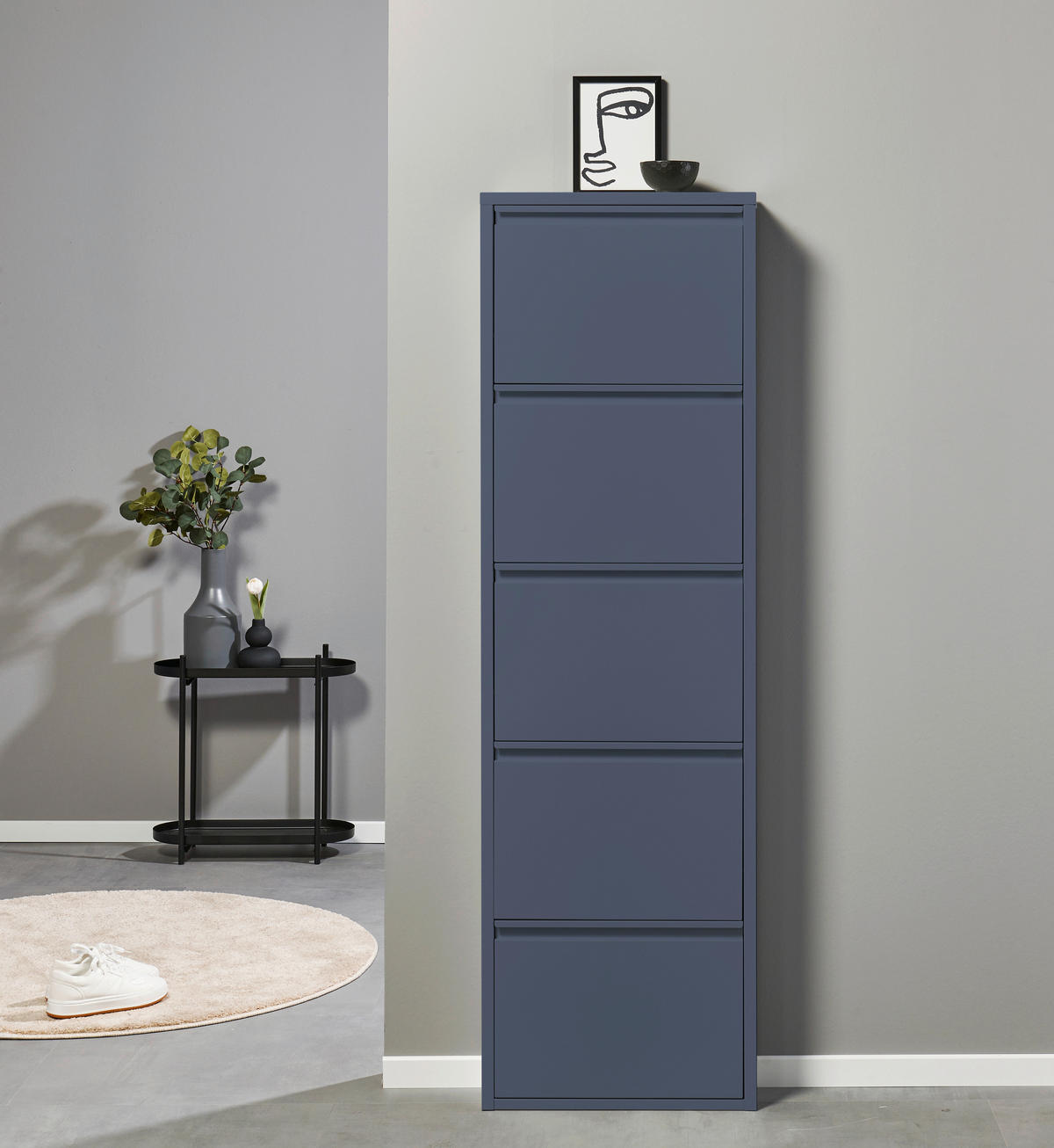 SCHUHKIPPER  in 51/170/16 cm  - Blau, MODERN, Metall (51/170/16cm) - Boxxx