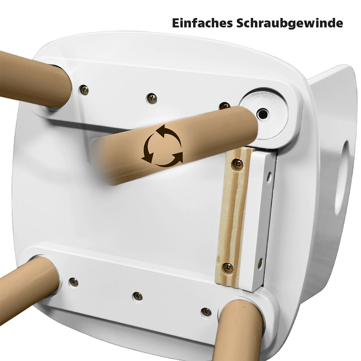 KINDERSITZGRUPPE Kesper 1771213 Weiß  - Weiß, MODERN, Holzwerkstoff - Kesper