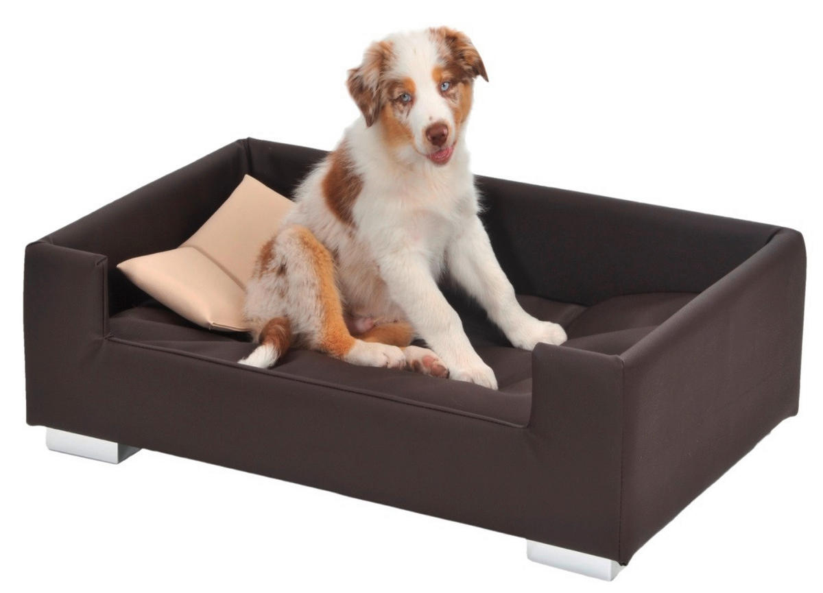 HUNDESOFA - Beige/Braun, KONVENTIONELL, Kunststoff (91/57/25cm) - MID.YOU