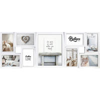 COLLAGEN-BILDERRAHMEN  Weiß  - Weiß, Basics, Kunststoff (29,3/80,4/4,2cm)