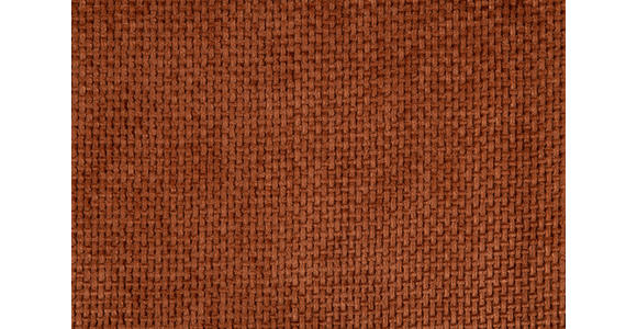 SCHLAFSOFA  mit Liegefunktion, Schlafen auf Sitzhöhe, Rücken echt Chenille Terracotta  - Terracotta/Schwarz, KONVENTIONELL, Textil/Metall (235/90/104cm) - Carryhome