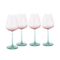 WEINGLAS Swirly Spring 4-teilig  - Multicolor, Basics, Glas (9/23cm) - Creatable