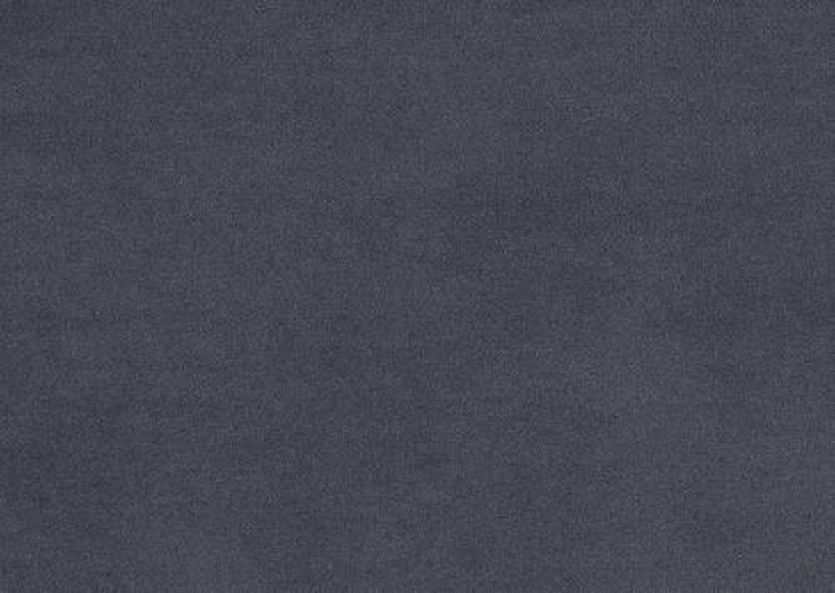 ECKSOFA in Mikrofaser Dunkelblau  - Schwarz/Dunkelblau, Design, Textil/Metall (224/305cm) - Dieter Knoll