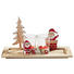 DEKOTABLETT - Rot/Naturfarben, Glas/Holz (27,5cm) DEKOTABLETT - Rot/Naturfarben, Glas/Holz (27,5cm)