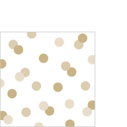 SERVIETTE  12,5/12,5 cm   - Multicolor, Basics, Papier (12,5/12,5cm) - PPD