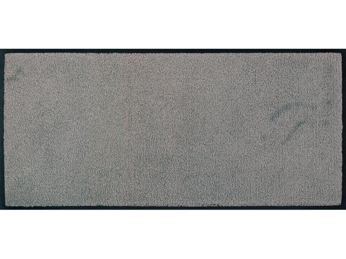 LÄUFER 35/75 cm wash+dry  - Grau, KONVENTIONELL, Kunststoff/Textil (35/75cm) - wash+dry