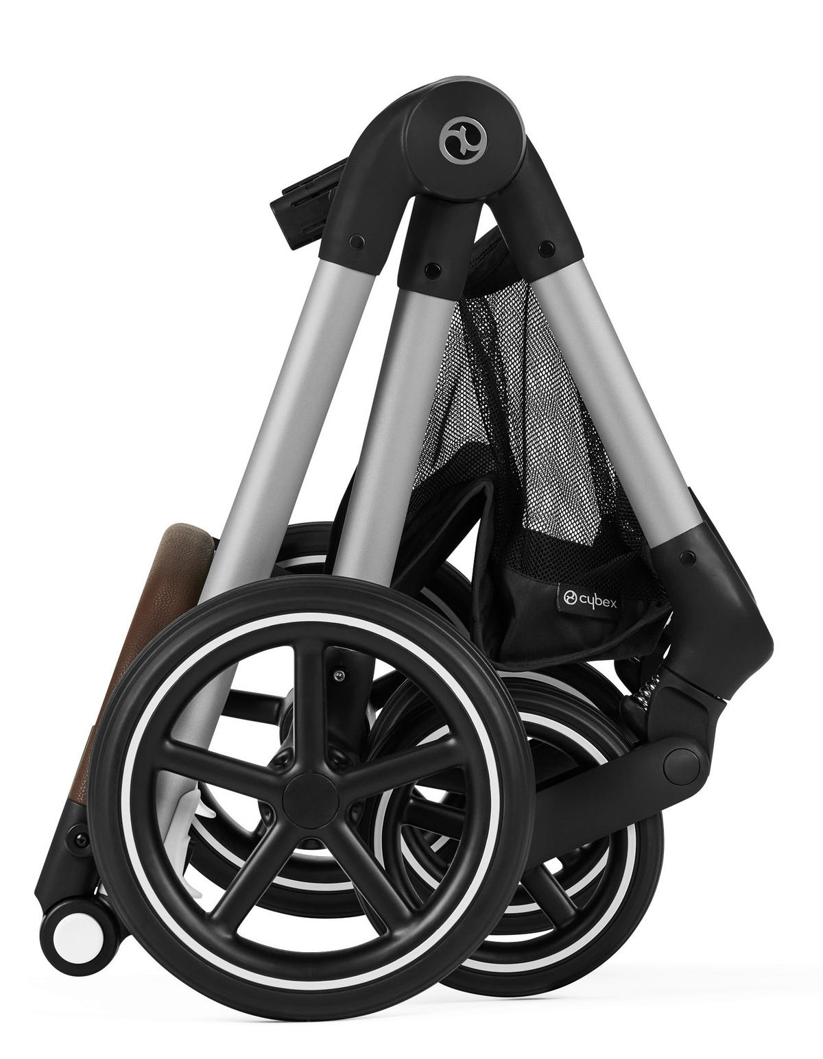 KINDERWAGENSET Eos Lux  - Silberfarben/Dunkelblau, Basics, Textil/Metall (85/61/116cm) - Cybex