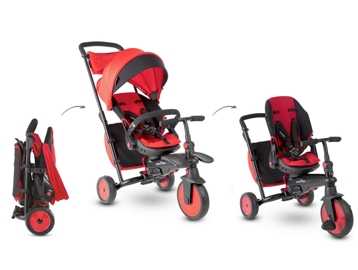 DREIRAD - Rot, Basics, Metall (48/96/102cm)