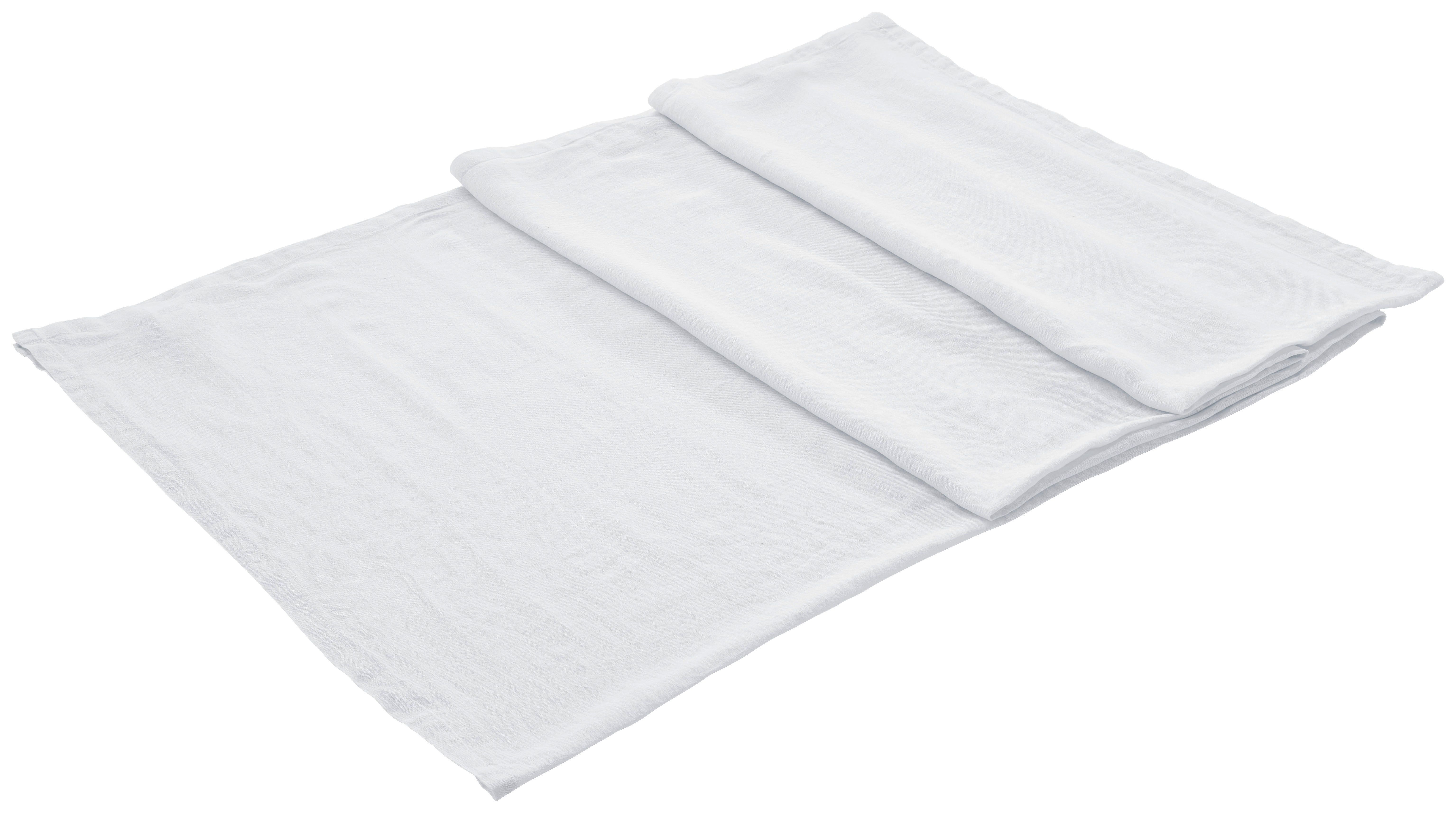 LEINEN-TISCHDECKE 140/240 cm  - Weiß, Trend, Textil (140/240cm) - Ambiente
