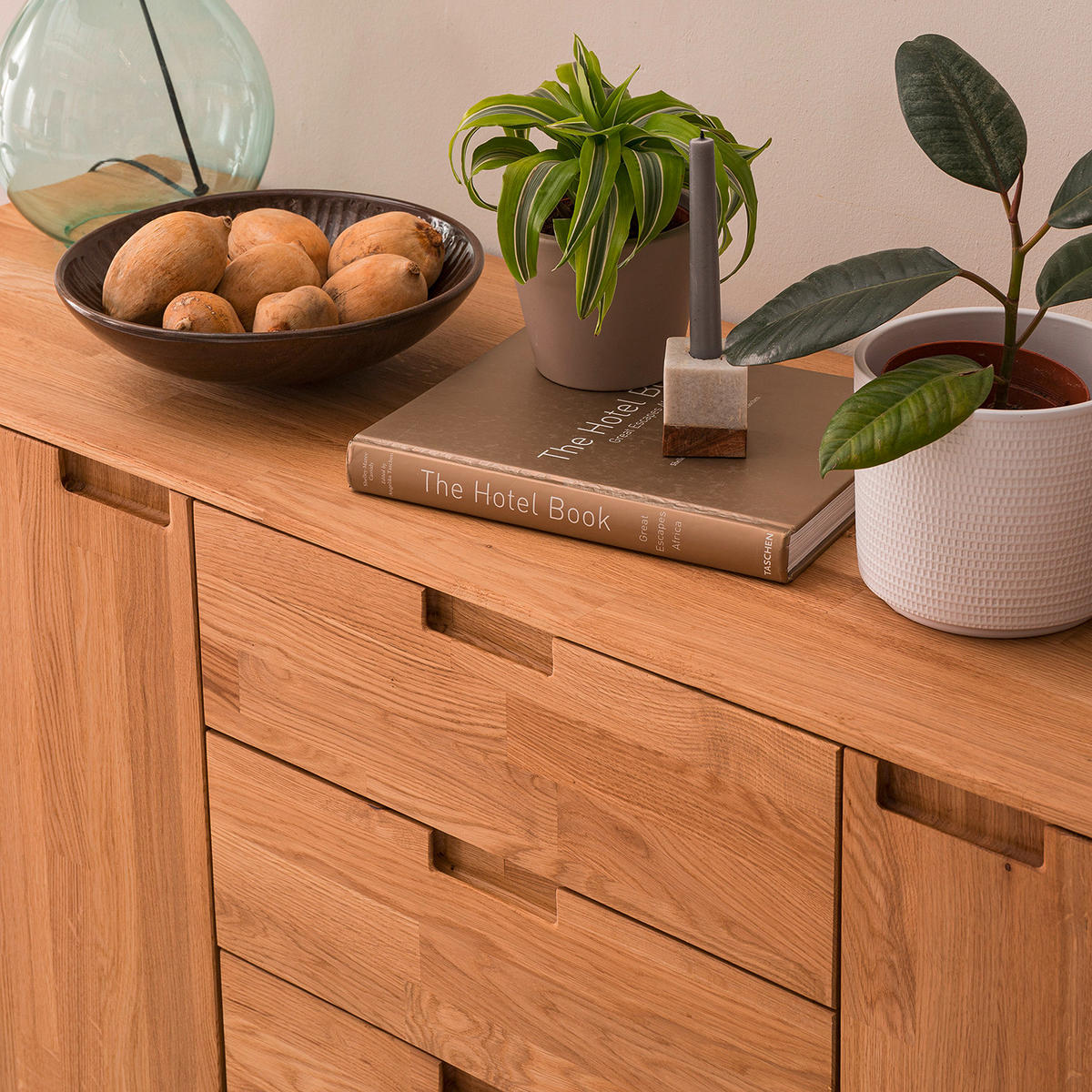 SIDEBOARD Wildeiche  160/89,1/40 cm  - Wildeiche, Natur, Holz (160/89,1/40cm) - home24