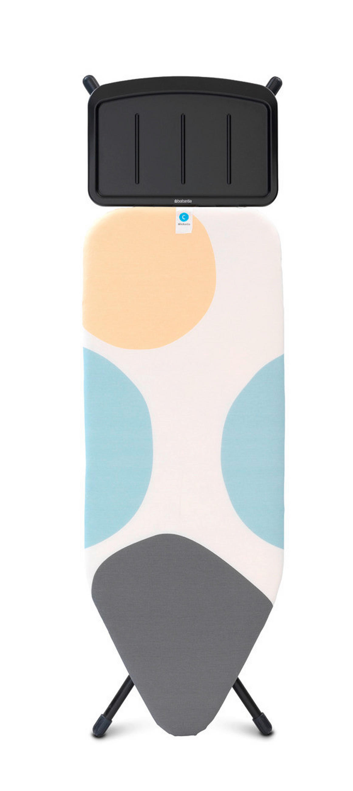 BÜGELBRETT - Blau/Beige, Design, Textil (49/159/8cm) - Brabantia