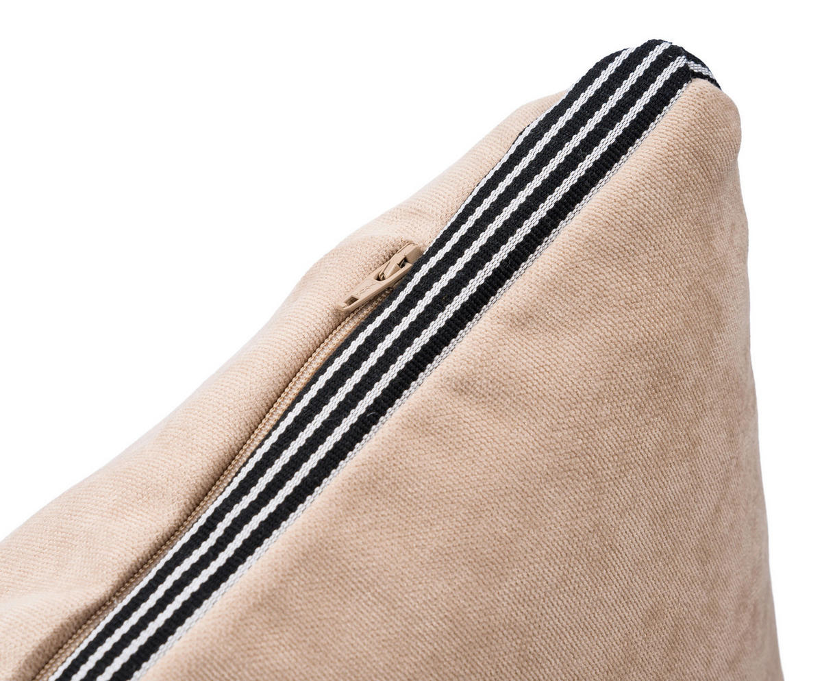 KISSENHÜLLE 50/50 cm  - Schlammfarben, Basics, Textil (50/50cm) - Novel