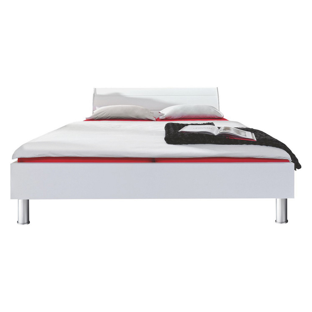 Betten 180 X 200 Weiß Preisvergleich Besten Angebote Online Bett 180 Cm X 200 In Holzwerkstoff Weiß