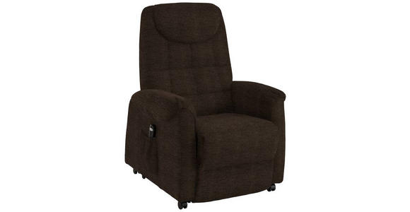 FERNSEHSESSEL in Mikrofaser Braun - Schwarz/Braun, KONVENTIONELL, Kunststoff/Textil (83/113/92cm) - Xora