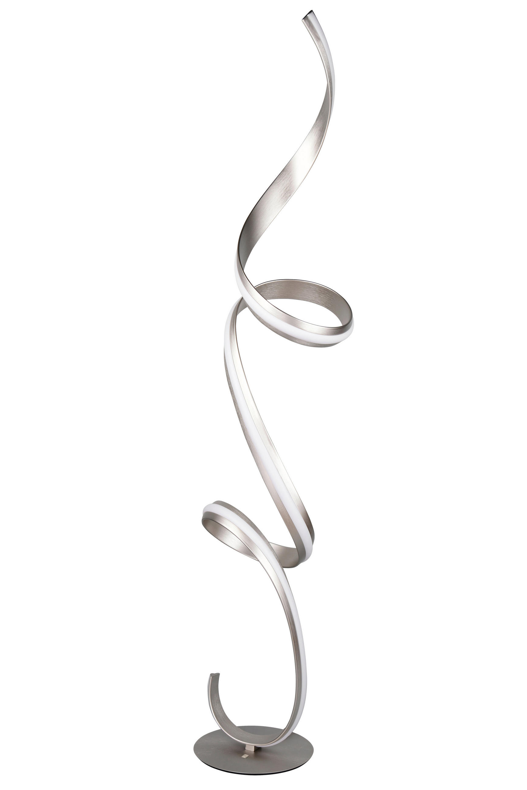 Cinque Led-Stehleuchte Cisenna Weiß, Nickel 30x180x31 cm