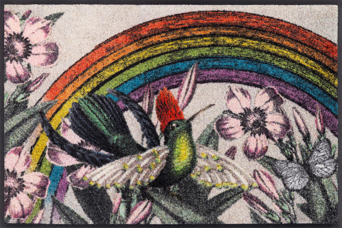 FUßMATTE  50/75 cm  Beige  - Beige, ROMANTIK / LANDHAUS, Kunststoff/Textil (50/75cm) - wash+dry