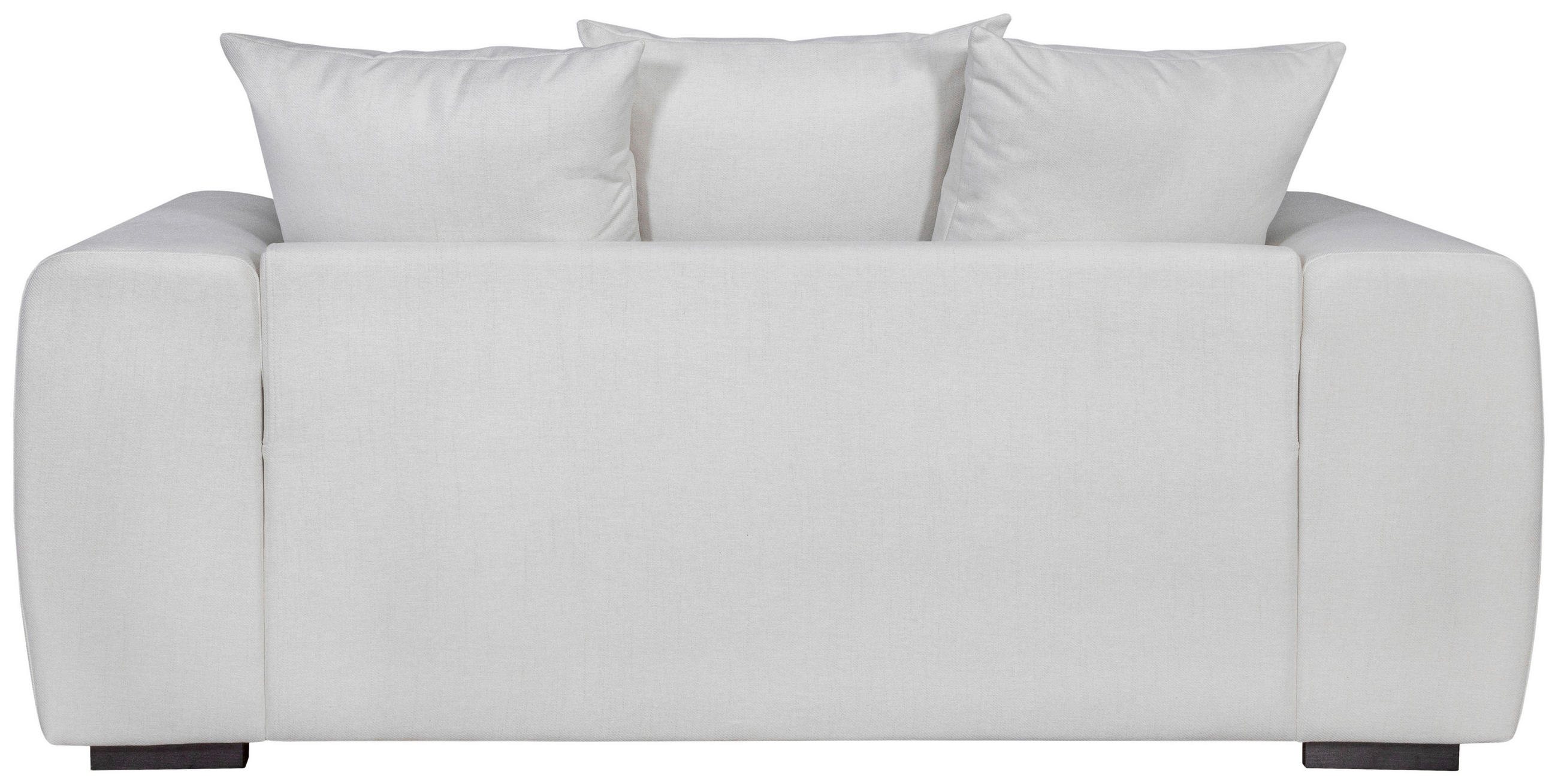 2-SITS SOFFA i trä, textil ljusgrå  - ljusgrå/svart, Klassisk, trä/textil (192/85/100cm) - Carryhome