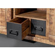 SIDEBOARD  in 145/85/45 cm  - Schwarz/Naturfarben, KONVENTIONELL, Holz/Holzwerkstoff (145/85/45cm) - Landscape