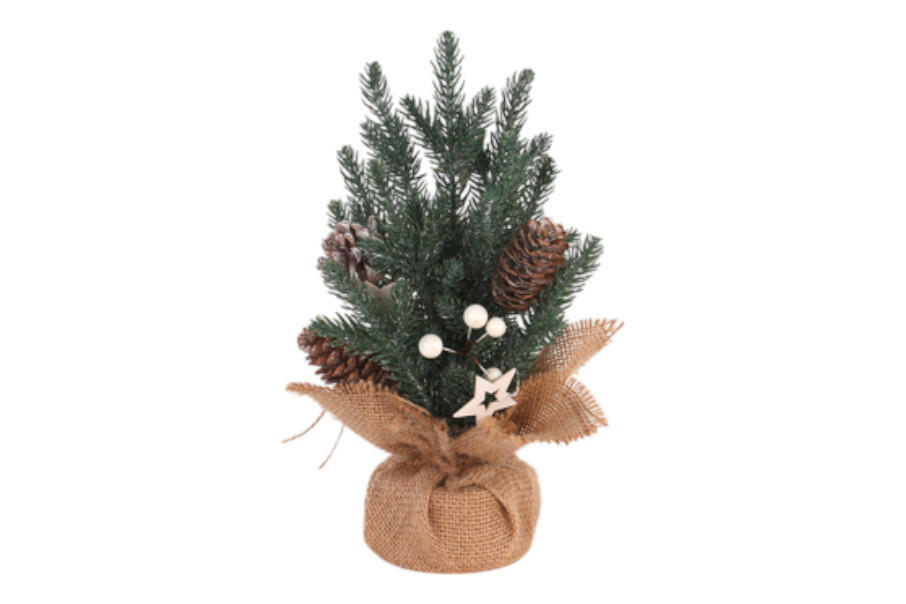 DEKORATIONSTRÄD  - skogsgrön, Lifestyle, plast (15/38/15cm) - X-Mas