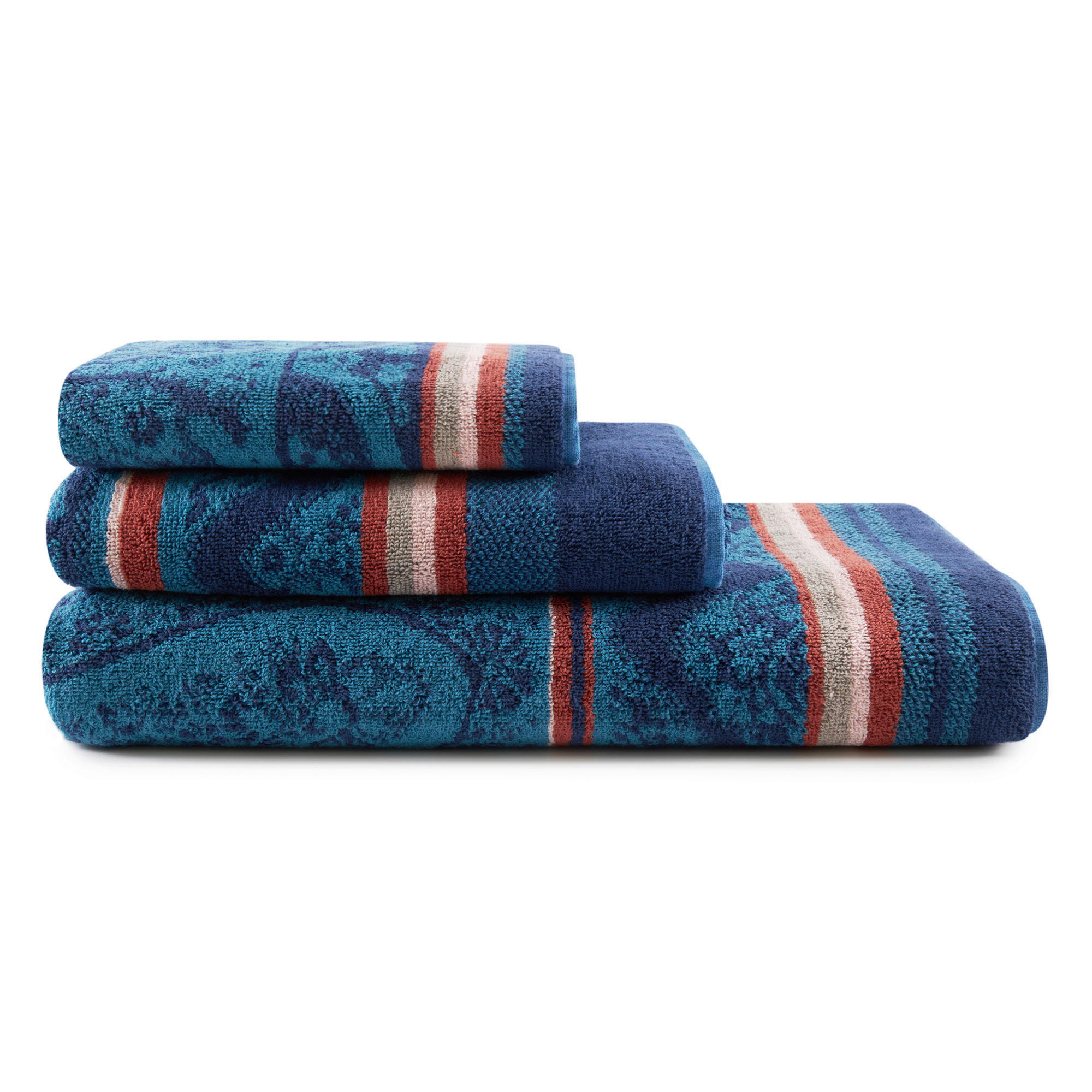GÄSTETUCH Imperia Blau  - Blau, Basics, Textil (40/60cm) - Bassetti