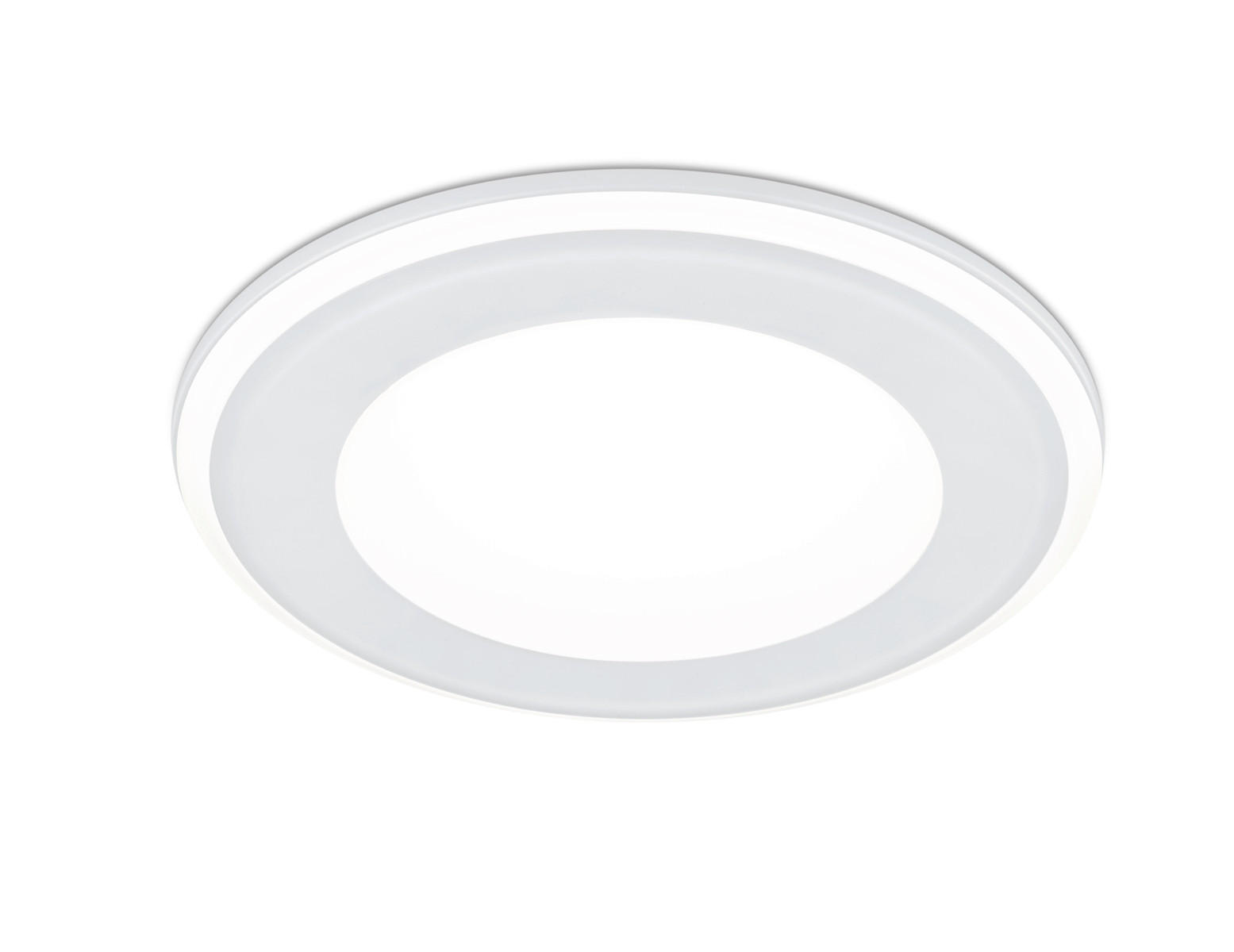 LED-EINBAUSPOT Aura 14,8 cm  - Weiß, Basics, Kunststoff (14,8cm) - Trio Leuchten