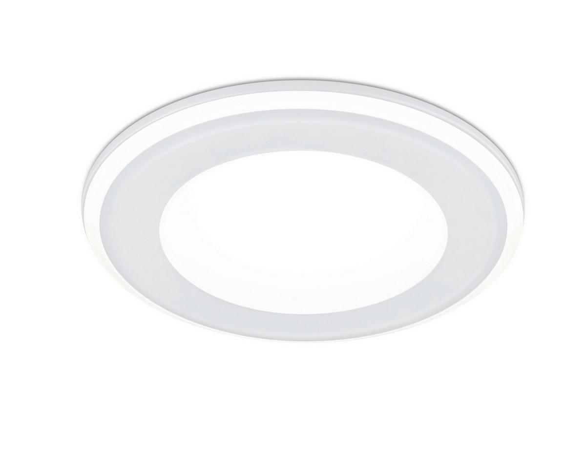 LED-EINBAUSPOT Aura 14,8 cm  - Weiß, Basics, Kunststoff (14,8cm) - Trio Leuchten