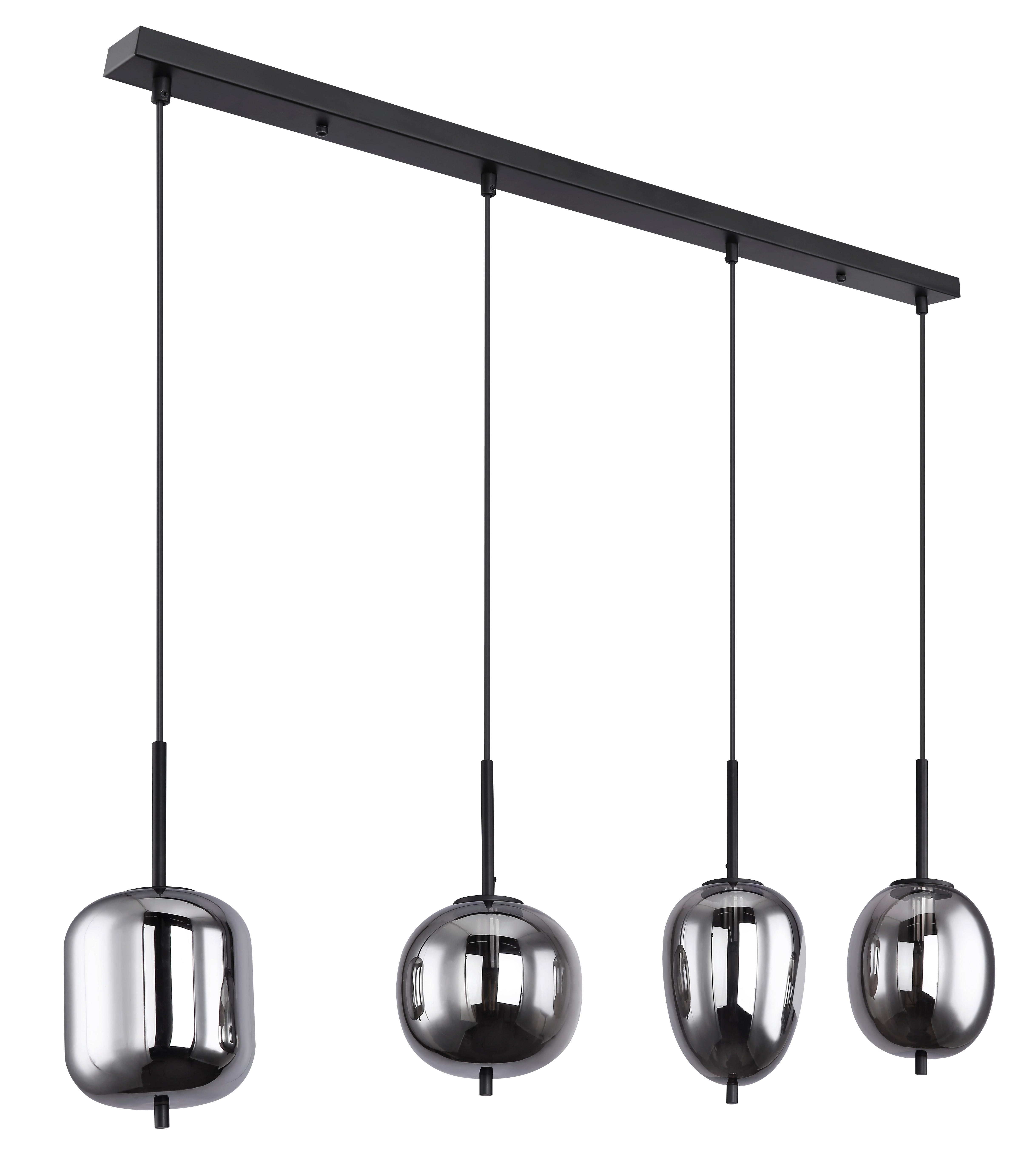 HÄNGLAMPA 100/18,5/120 cm   - Design, metall/glas (100/18,5/120cm) - Dieter Knoll