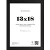 BILDERRAHMEN - Schwarz, Basics, Glas/Holz (19,7/14,7/1,2cm)