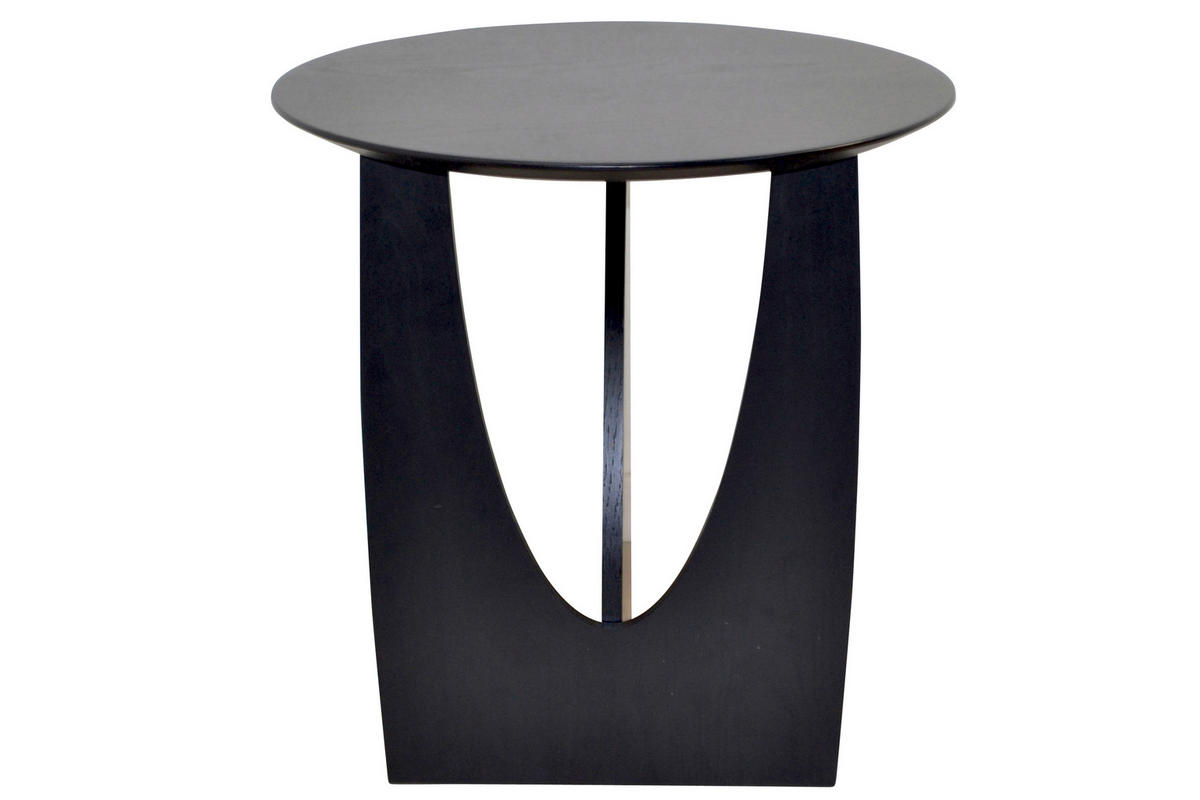 BEISTELLTISCH 50/50/51 cm Schwarz rund  - Schwarz, Design, Holzwerkstoff (50/50/51cm) - MID.YOU