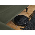 ECKSOFA in Chenille Olivgrün  305/224 cm  - Schwarz/Olivgrün, Design, Textil/Metall (305/224cm) - Dieter Knoll