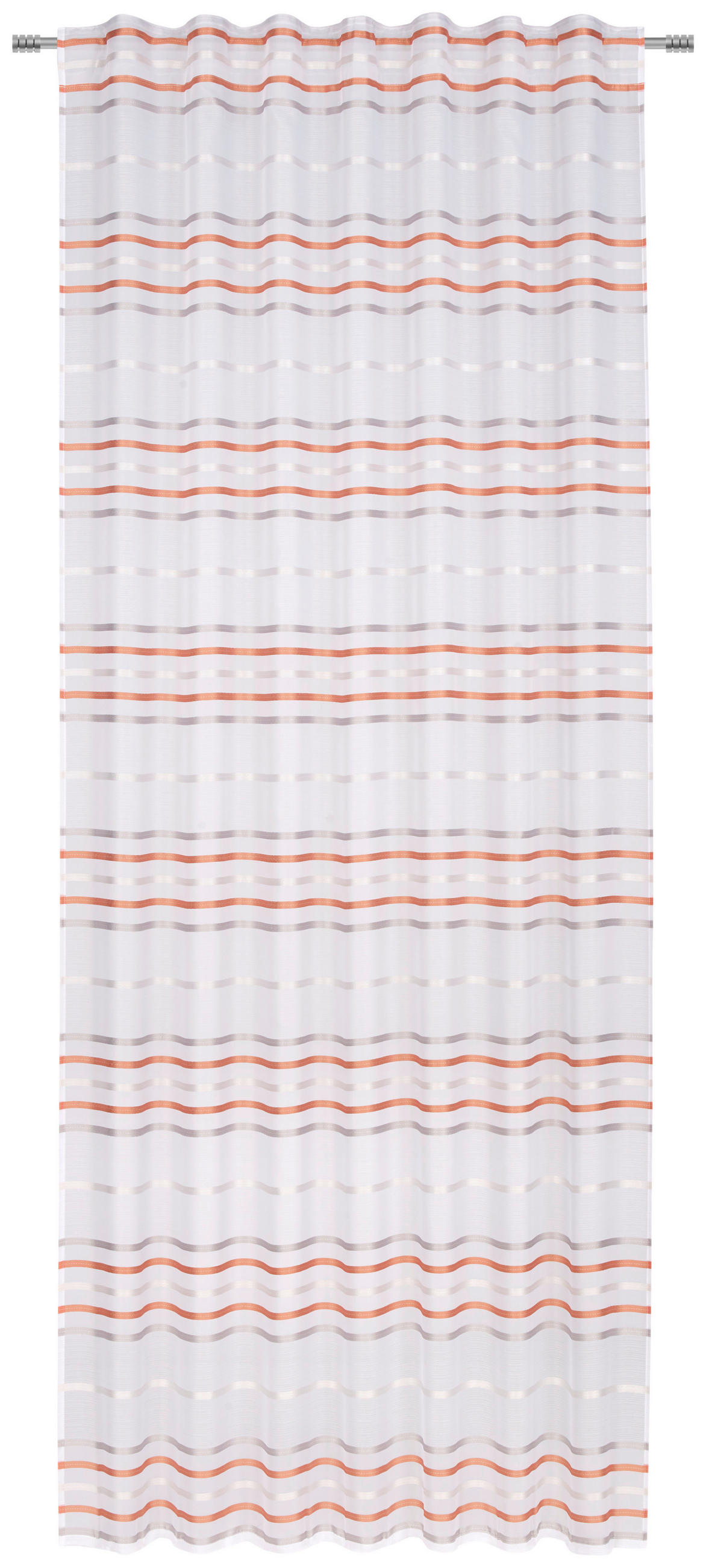 FERTIGVORHANG  halbtransparent  140/245 cm   - Terracotta, KONVENTIONELL, Textil (140/245cm) - Esposa