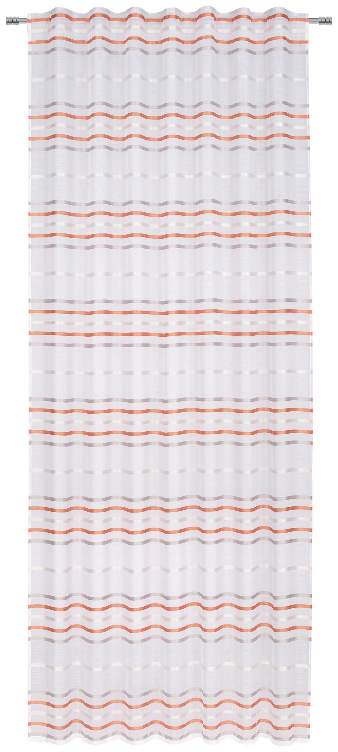 FERTIGVORHANG  halbtransparent  140/245 cm   - Terracotta, KONVENTIONELL, Textil (140/245cm) - Esposa