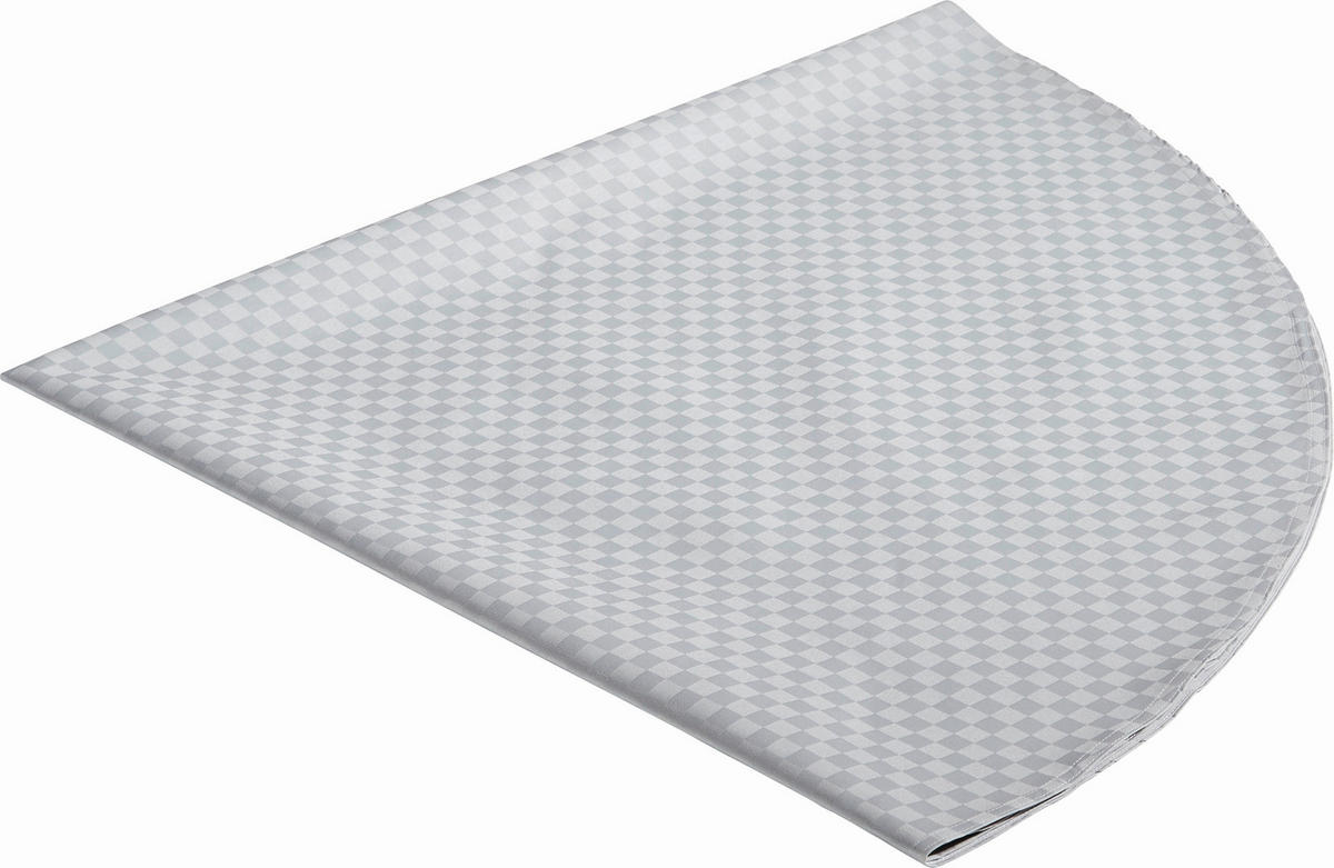 TISCHDECKE 170 cm  - Silberfarben, Basics, Textil (170cm)