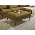 ECKSOFA  in Flachgewebe Schilfgrün  255-365/175-224 cm  - Schilfgrün/Schwarz, Design, Textil/Metall (255-365/175-224cm) - Dieter Knoll