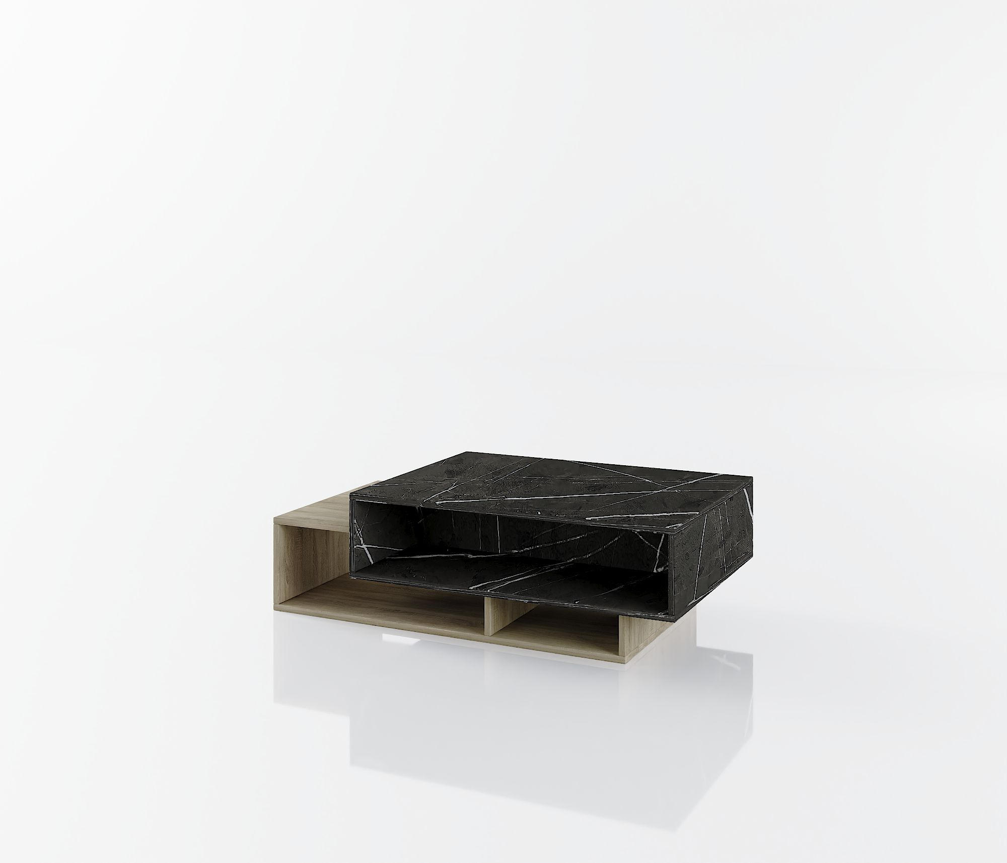 KLUB STOČIĆ 105/32/60 cm  antracit, sonoma hrast  - sonoma hrast/antracit, Moderno (105/32/60cm) - Hom`in